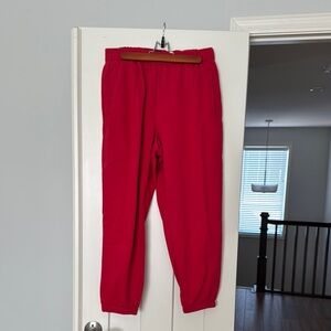 Red Jogger Pants